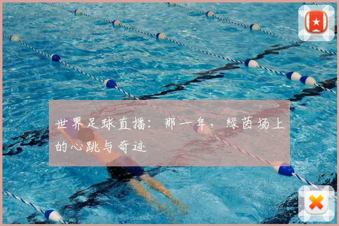 世界足球直播:那一年,绿茵场上的心跳与奇迹