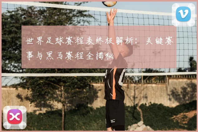 世界足球赛程表终极解析：关键赛事与黑马赛程全揭秘